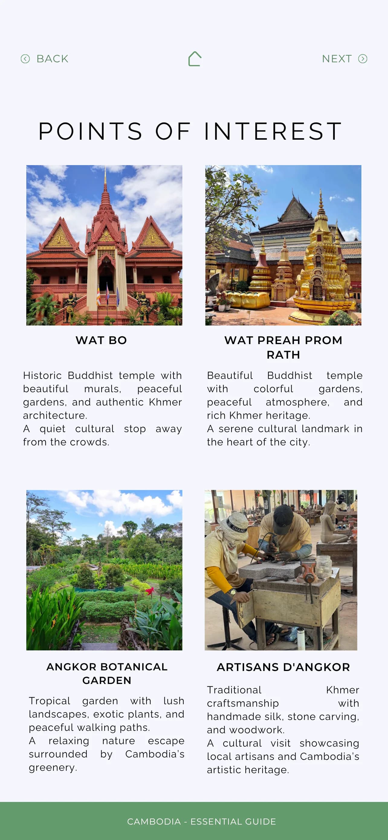 Cambodge · Aperçu page